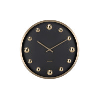 Nástenné hodiny Shiny Dots Karlsson KA5971BK, 36cm